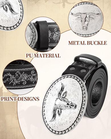 Western Cowboy Costume Outfit for Men,Cowboy Vest Buckle Belt Accessories for Halloween Cosplay Party in Kuwait