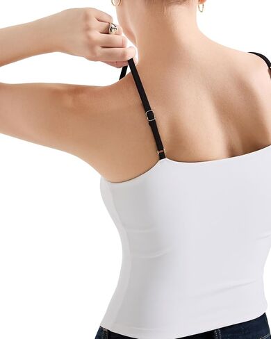 SUUKSESS Women Double Lined Spaghetti Strap Cami Going Out Y2k Sleeveless Tank Tops in Saudi Arabia