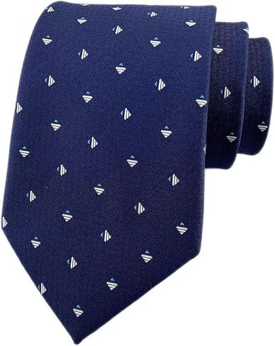 Secdtie Men's Striped Tie Classic Formal Woven Wedding Groomsmen Neckties 3.15" in Saudi Arabia