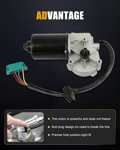 Roadfar Front Windshield Wiper Motor 12V 4-Bin for 1998-2000 for Mercedes-Benz C230/C280/C43 AMG-استبدال مباشر لرقم جزء OEM 2028202308 in Saudi Arabia