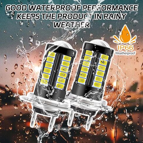 2PCS LED LED FOG LIGHT LIGHT 9003 // H4 Headlight المصباح ، مصابيح مصابيح الضباب 12V مصابيح الضباب الساطعة عالية المصابيح ، H4 RUTH RUTTER LIGHT HALO HALO FOR SUVS CARS TRUCTS (WHITE) in Saudi Arabia