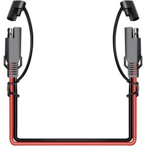 iMESTOU 3 Feet SAE to SAE Extension Cable 2 Pin Quick Disconnect Wire Harness 18awg Battery SAE Connector for 12V-24V Working Voltage