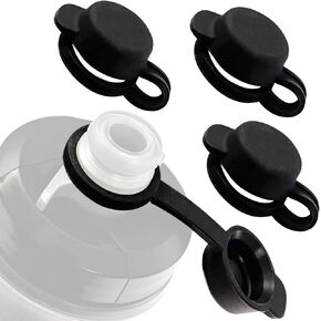 [4-Pack] Mud Caps for CamelBak Bottles - BPA-Free, Phthalate-Free, Lead-Free Silicone Cap/Top - Fits All Podium and Peak Fitness Bottles