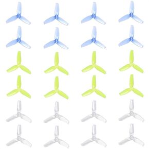 GEMFAN Flash 2540 Propellers 2.5x4.0 Inch Props 3-Blade Compatible with 1104-1105 1106 FPV Mini Racing Motors (24 pcs)