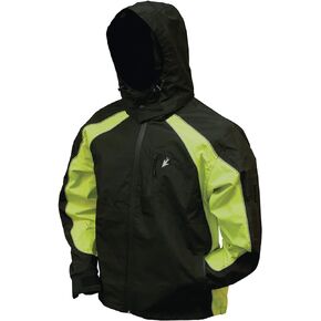 FROGG TOGGS Men's Toadz Kikker II High Visibility Reflective Waterproof Rain Jacket