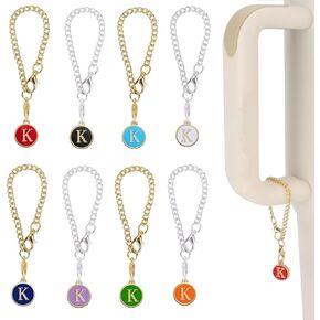 Letter Charm Accessories for Stanley Cup,8PCS Initial Name ID Personalized Handle Charm for Stanley Tumbler/Simple Tumbler