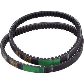 Go Kart Drive Belt, 2pcs Drive Belt Clutch Belt for Hammerhead 80T and Trail Master Mid XRX Go-Karts 9.110.018-9.100.018-725