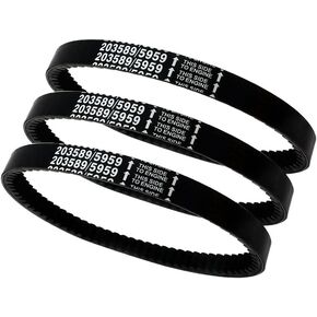 3pcs 30 Series go Kart Drive Belt Replacement Parts for Manco 5959 / Comet 203589 New 0.75" Tapered on Both Sides