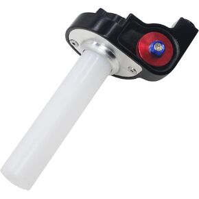 7/8" 22mm Throttle Grips Twist Handlebar Red Replacement Accessories Fit for XR CRF50 70 KLX TTR 110cc-250cc Kawasaki Dirt Pit Bike.