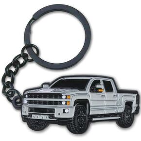 For Chevy Silverado Keychain，For Chevy Silverado Accessories 2015-2022 Toy Truck，metal Keychain