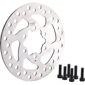 WOOSTAR 120mm Disc Brake Rotor 6-Bolt Mounting Replacement for Mountain Bike E-Bike Sports Bike