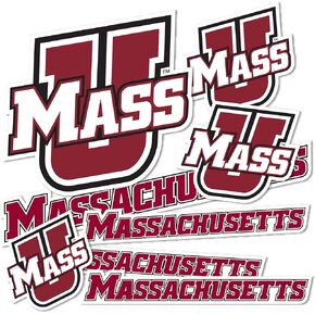 ملصق جامعة صبار الصحراء ماساتشوستس ملصق UMass Amherst ملصقات الفينيل شارات الكمبيوتر المحمول زجاجة ماء سجل قصاصات السيارة T1 (النوع 1-1)