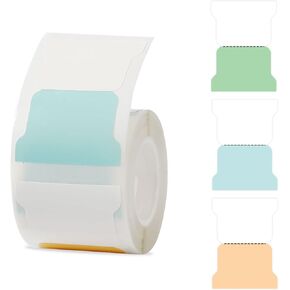 B1/B21/B3S Label Maker Tape Name Bubble Waterproof Labels Paper Sticker for Daycare, School, Baby Bottles, Lunch Boxes and Cups, School Supplies,40 * 20mm 320 Labels/Roll-Zoo