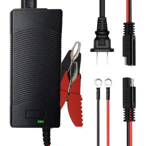 12V 3Amp Lithium LiFePO4 Battery Charger, 14.6V Smart Charger, 12.8V Lithium Iron Phosphate Battery Maintainer