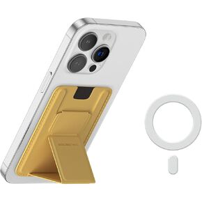 محفظة هاتف مغناطيسية مذهلة متوافقة مع Magsafe، حامل بطاقة قابل للفصل لسلسلة iPhone 15 14 13 12، تتضمن حلقة معدنية لنظام Android، ناعمة ونحيفة، خوخي in Kuwait