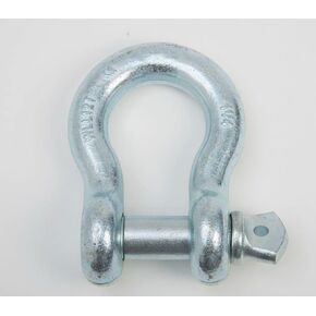 Hi-Gear 1-1/8’’ D Ring Bow Shackle, 9.5 Ton (21,000 Lbs) Working Capacity, Truck Bed Accessories, with 1 1/4'' Screw Clevis Pin Galvanized, for Rigging, Towing & Overhead Applications, Pack of 2. in Kuwait