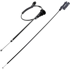 BOXI 2pcs Engine Hood Release Cable Kit Compatible for BMW X5 E53 2000 2001 2002 2003 2004 2005 2006 2007 | Replace 51 23 8 402 615, 51 23 8 408 134, 51238402615, 51238408134 in Saudi Arabia