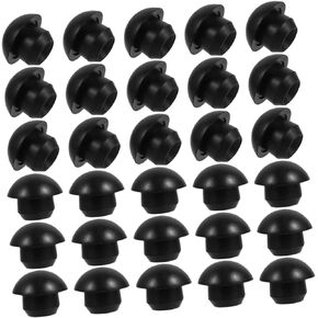 Flooring 40pcs Jack Oil Plug Car Jack Car Plug Hydraulic Filler Bungs 3 Ton Rubber Oil Plugs Horizontal Jack Plugs Oil Filler Plug Rubber Stopper Black
