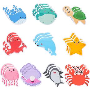 30 Pack Frog Sticky Notes, Total 600 Sheets, Cute Cartoon Frog Self Sticky Notepads Writing Memo Pads Animal Page Marker for Office School Student Birthday Party Favors Goodies Bag Fillers