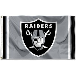 Las Vegas Raiders Silver Flag