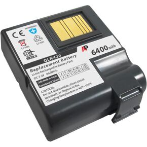 Artisan Power Replacement Battery for Zebra QLn420, ZQ630: 6400mAh - Zebra Printer Battery P1050667-016 and BTRY-MPP-68MA1-01