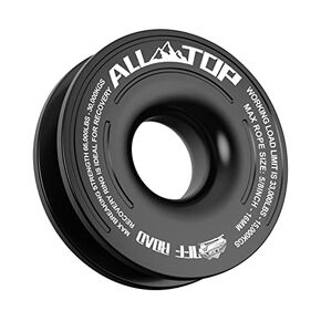 ALL-TOP Synthetic Soft Shackle Rope 1/2in x 22in (48300Lbs Max Break) UHMWPE Recovery Tow Shackles for Offroad 4x4 Vehicles, 2 PCS