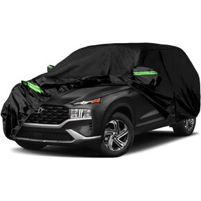 Waterproof Car Covers Replace for 2006-2024 Hyundai Sonata, 6 Layers All Weather Custom-fit Car Cover with Zipper Door & Windproof Bands for Snow Rain Dust Hail Protection (Sonata)