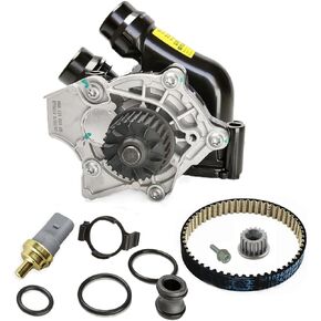 Engine Timing Belt Sprocket with Water Pump 06H121026AB Repair Kit Fit for Volkswagen Tiguan Eos GTI # 06H121605E 06H127026CH