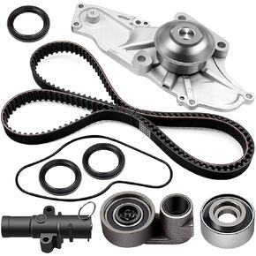 SCITOO Engine Timing Belt Kit Fits for 03-18 for Acura MDX RDX 05-12 for Acura RL 04-14 for Acura TL 15-18 for Acura TLX 03-17 for Honda Accord 05-18 for Honda Odyssey Pilot TKH-002 TCKWP329
