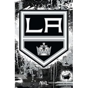 Trends International NHL Los Angeles Kings - ملصق حائط بشعار الحد الأقصى 23 in Saudi Arabia
