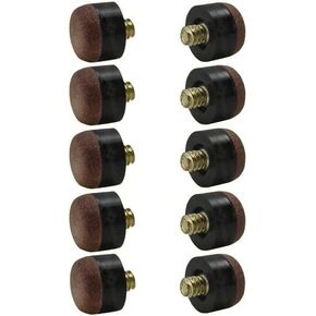 Screw-On Tips for Pool Cues - Hard