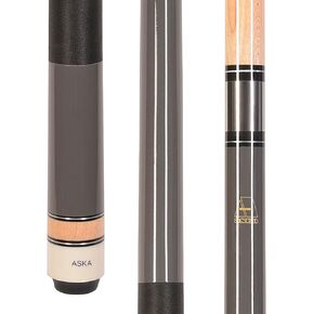 ASKA L2 2-Piece Pool Cue Stick, 58-inches Hard Rock Canadian Maple, 13mm Hard Tip