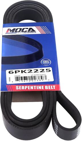 MOCA 6PK2225 EPDM حزام اعوج يناسب 1982-2018 لكاديلاك لشفروليه لدودج لجي إم سي 3.7L 5.7L in Saudi Arabia