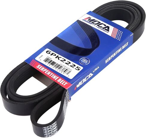 MOCA 6PK2225 EPDM حزام اعوج يناسب 1982-2018 لكاديلاك لشفروليه لدودج لجي إم سي 3.7L 5.7L in Saudi Arabia