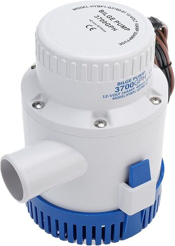 YaeMarine 3700gph 12 فولت قارب البحرية السباكة الكهربائية غير التلقائي مضخات الآسن 1-1/2 "40 مللي متر خرطوم معرف in Saudi Arabia