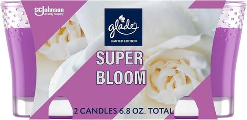 وعاء شموع Glade، البطيخ العجيب، شمعة عطرية مملوءة بالزيوت العطرية، شمعة معطرة للهواء، 3.4 أونصة، عدد 2 in Kuwait