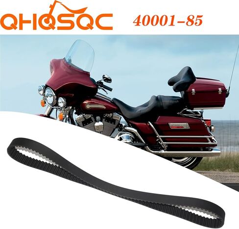 Rear Drive Belt 132T 1-1/2" Compatible Haley Davdson Softail Tour Electra Glide Rider Fat Boy Heritage FLST FXST FLT FXR 1986-1994 REP# 40023-86 1204-0046 in Kuwait