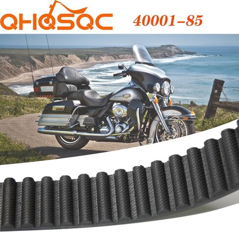 Rear Drive Belt 132T 1-1/2" Compatible Haley Davdson Softail Tour Electra Glide Rider Fat Boy Heritage FLST FXST FLT FXR 1986-1994 REP# 40023-86 1204-0046 in Kuwait