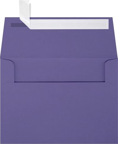 LUXPaper A6 Invitation Envelopes | Peel & Press | 4 3/4" x 6 1/2" | Wisteria Purple | 80lb. Text | 50 Qty in Saudi Arabia