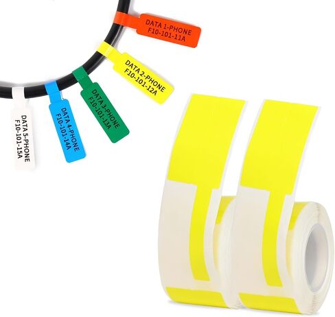 B1/B21/B3S Label Maker Tape Name Bubble Waterproof Labels Paper Sticker for Daycare, School, Baby Bottles, Lunch Boxes and Cups, School Supplies,40 * 20mm 320 Labels/Roll-Zoo in Saudi Arabia