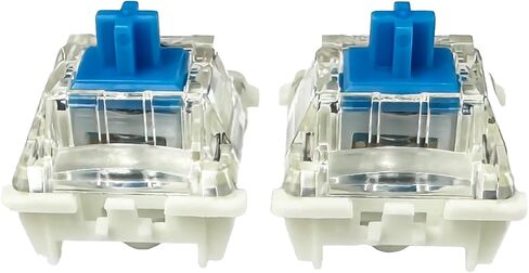 Gateron G Pro 3.0 Blue Switches for Mechanical Keyboard,3-Pin 60gf Clicky/Pre-Lubed/Pin-Enhanced Switches(108pcs,Blue,3-Pin) in Saudi Arabia