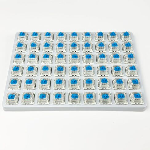 Gateron G Pro 3.0 Blue Switches for Mechanical Keyboard,3-Pin 60gf Clicky/Pre-Lubed/Pin-Enhanced Switches(108pcs,Blue,3-Pin) in Saudi Arabia