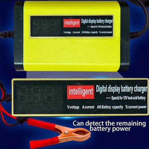 المحمولة 12V 2A بطارية السيارة الذكية هزيلة شاحن السيارات 12V بطارية صيانة Desulfator مع تعويض درجة الحرارة لسيارة شاحنة دراجة نارية جزازة العشب بطاريات حمض الرصاص البحرية in Kuwait