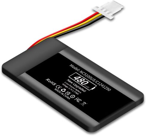 NC5100US Battery, Upgraded [480mAh] Super High Capacity 0 Cycle ithium Polymer Battery Replacement for Nest Hello NC5100US C1241290 Vido Doorbell Wired Battery in Kuwait