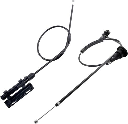 BOXI 2pcs Engine Hood Release Cable Kit Compatible for BMW X5 E53 2000 2001 2002 2003 2004 2005 2006 2007 | Replace 51 23 8 402 615, 51 23 8 408 134, 51238402615, 51238408134 in Saudi Arabia