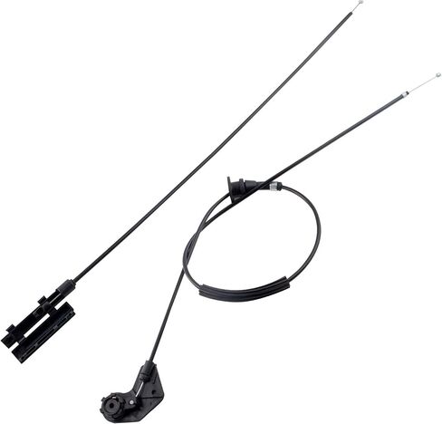 BOXI 2pcs Engine Hood Release Cable Kit Compatible for BMW X5 E53 2000 2001 2002 2003 2004 2005 2006 2007 | Replace 51 23 8 402 615, 51 23 8 408 134, 51238402615, 51238408134 in Saudi Arabia
