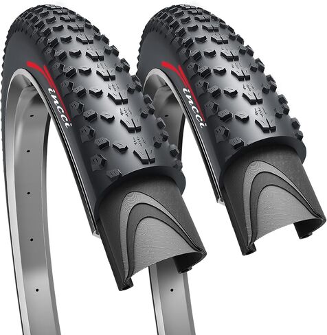 إطار دراجة Fincci قابل للطي مقاس 26 × 1.95 بوصة ETRTO 50-559 60 TPI لـ XC Enduro Touring على الطرق الوعرة والتضاريس الجبلية والدراجة الهجينة in Kuwait