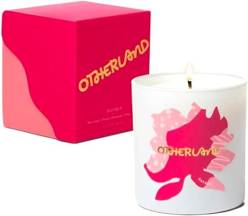 Daybed Rose Scented Candle | Boxed Jar Candle | Luxury Aromatherapy Candle | Single Wick Coconut & Soy Wax Candle | Vegan Candle | Long Lasting Candle | White Candle (8 oz) in Saudi Arabia