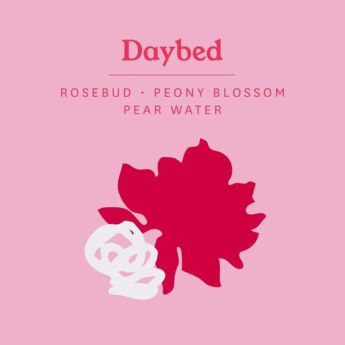 Daybed Rose Scented Candle | Boxed Jar Candle | Luxury Aromatherapy Candle | Single Wick Coconut & Soy Wax Candle | Vegan Candle | Long Lasting Candle | White Candle (8 oz) in Saudi Arabia