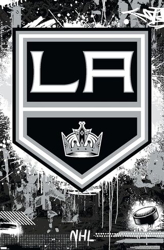Trends International NHL Los Angeles Kings - ملصق حائط بشعار الحد الأقصى 23 in Saudi Arabia